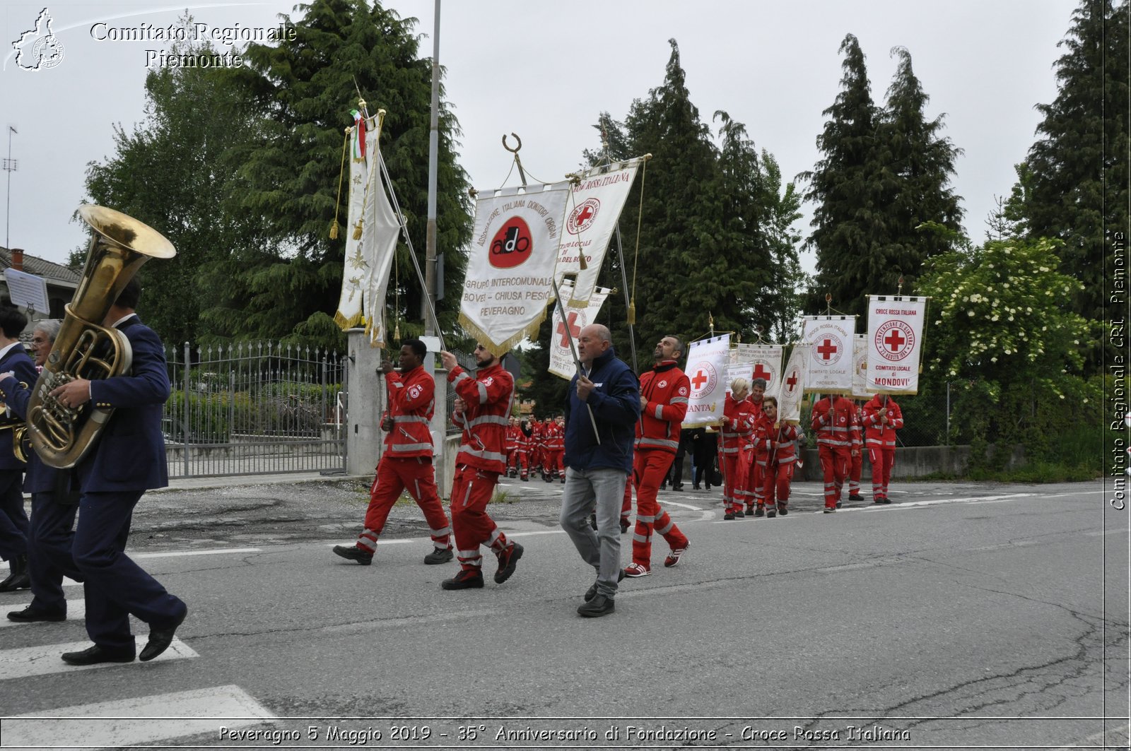 Peveragno 5 Maggio 2019 - 35 Anniversario di Fondazione - Croce Rossa Italiana - Comitato Regionale del Piemonte