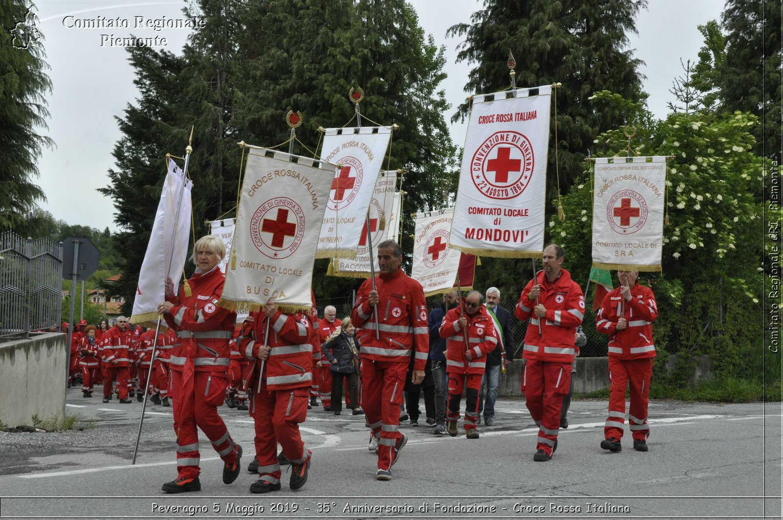 Peveragno 5 Maggio 2019 - 35 Anniversario di Fondazione - Croce Rossa Italiana - Comitato Regionale del Piemonte