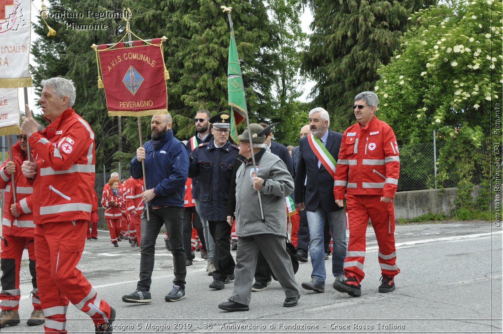 Peveragno 5 Maggio 2019 - 35 Anniversario di Fondazione - Croce Rossa Italiana - Comitato Regionale del Piemonte