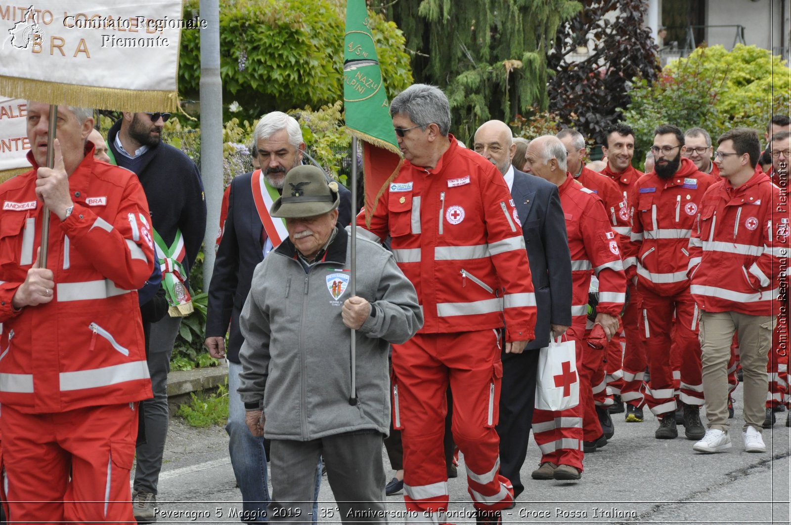 Peveragno 5 Maggio 2019 - 35 Anniversario di Fondazione - Croce Rossa Italiana - Comitato Regionale del Piemonte