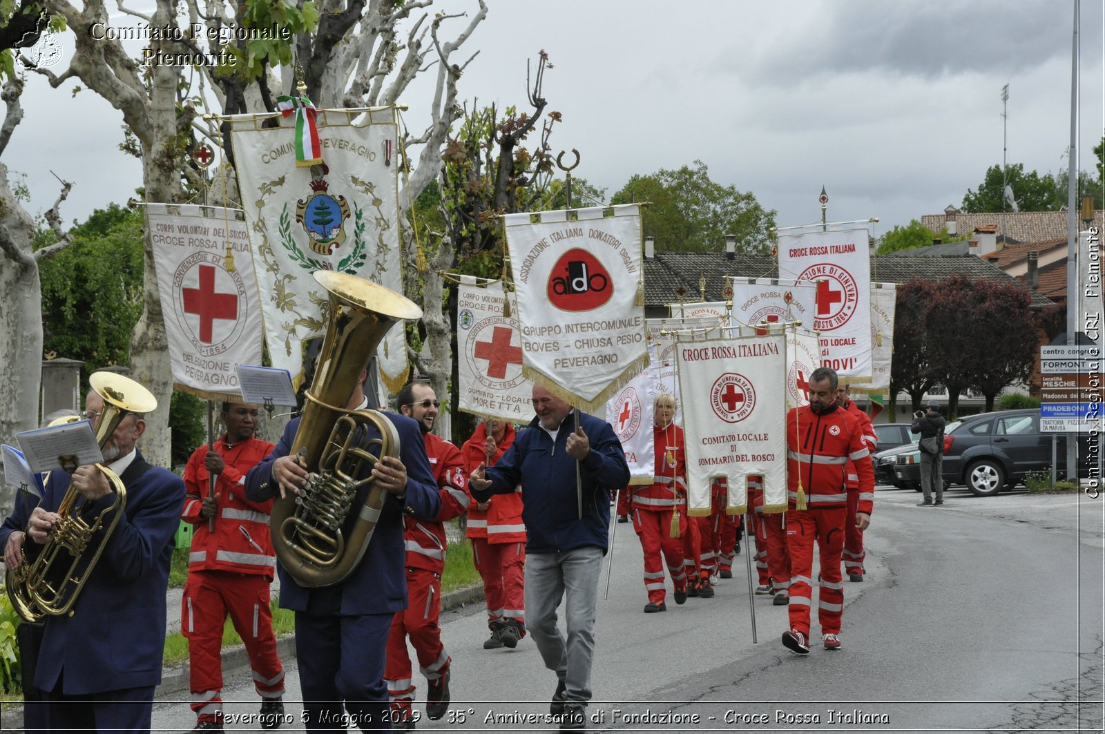 Peveragno 5 Maggio 2019 - 35 Anniversario di Fondazione - Croce Rossa Italiana - Comitato Regionale del Piemonte