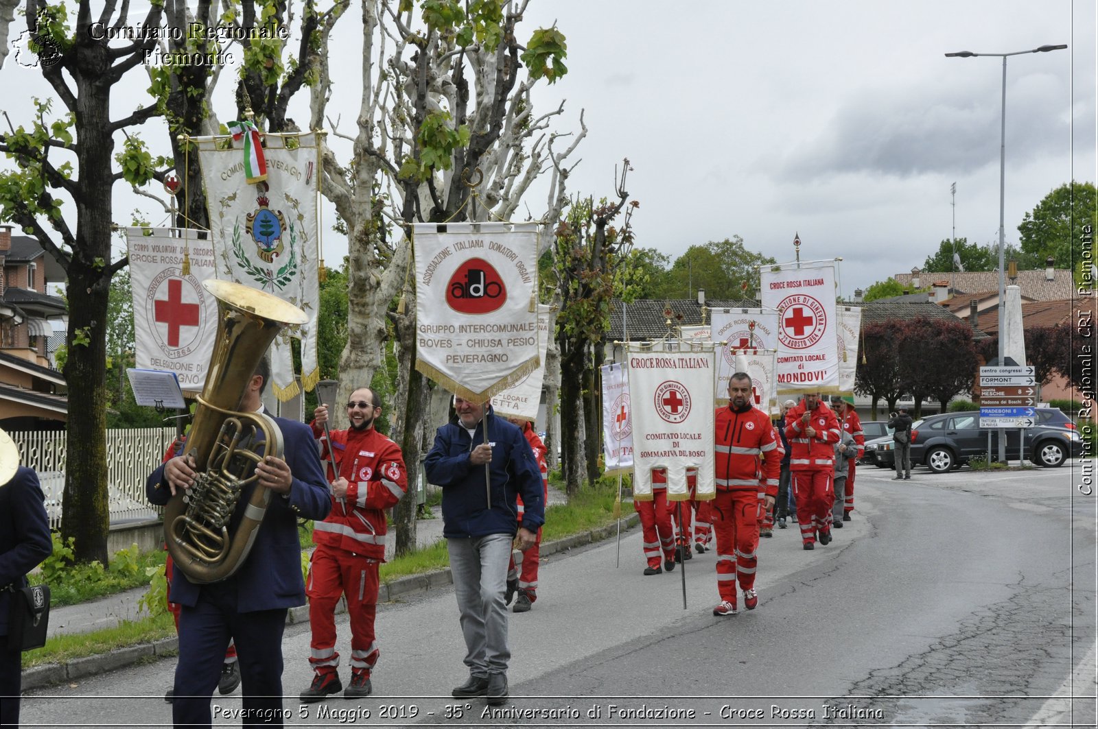 Peveragno 5 Maggio 2019 - 35 Anniversario di Fondazione - Croce Rossa Italiana - Comitato Regionale del Piemonte