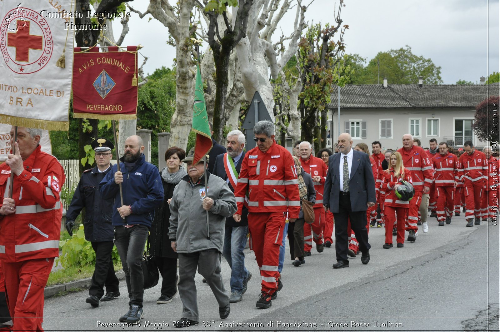 Peveragno 5 Maggio 2019 - 35 Anniversario di Fondazione - Croce Rossa Italiana - Comitato Regionale del Piemonte