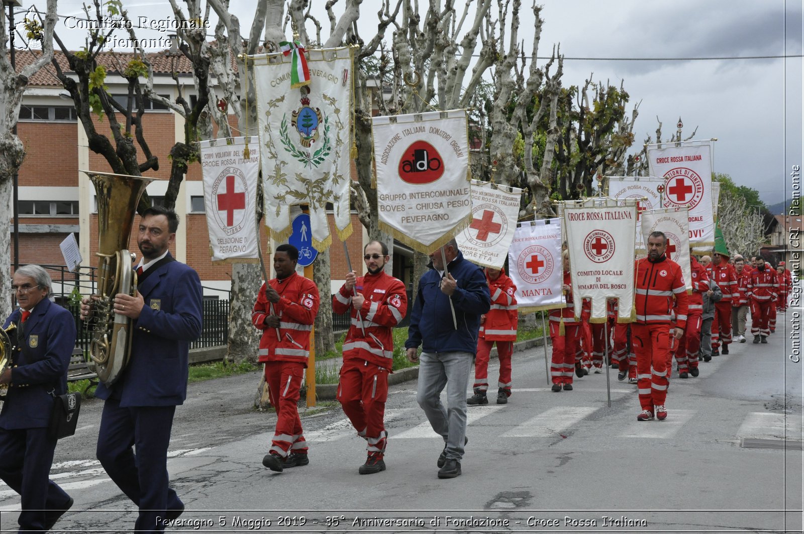 Peveragno 5 Maggio 2019 - 35 Anniversario di Fondazione - Croce Rossa Italiana - Comitato Regionale del Piemonte