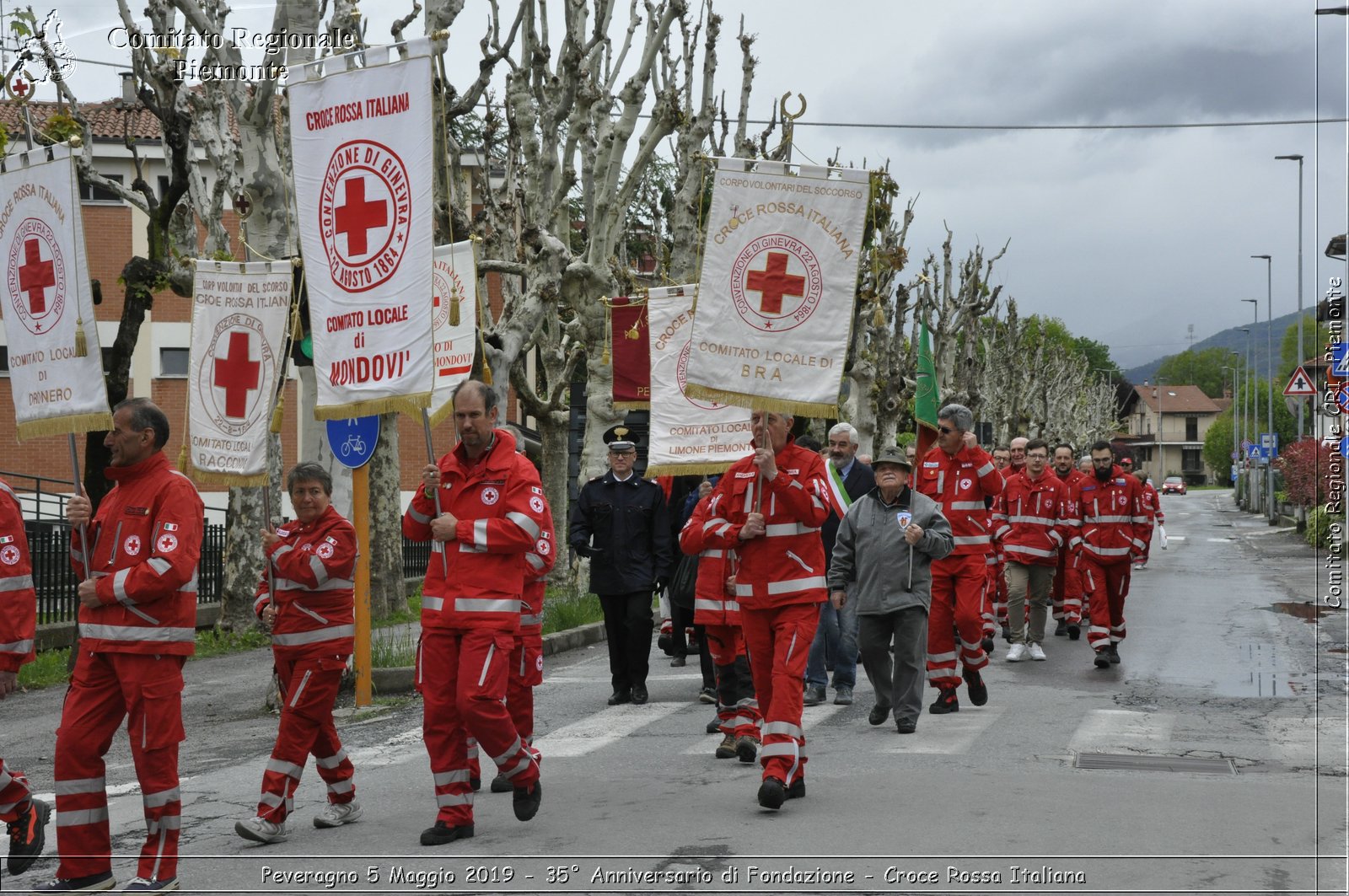 Peveragno 5 Maggio 2019 - 35 Anniversario di Fondazione - Croce Rossa Italiana - Comitato Regionale del Piemonte