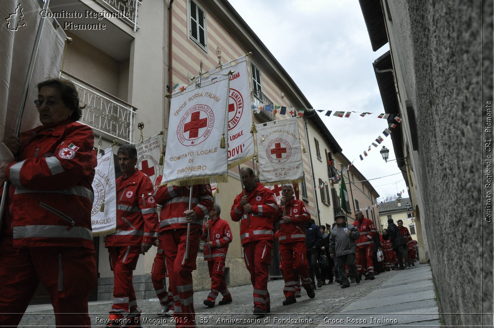 Peveragno 5 Maggio 2019 - 35 Anniversario di Fondazione - Croce Rossa Italiana - Comitato Regionale del Piemonte