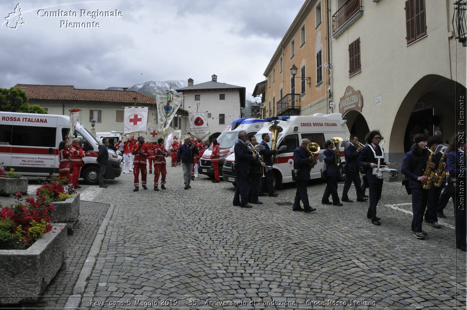 Peveragno 5 Maggio 2019 - 35 Anniversario di Fondazione - Croce Rossa Italiana - Comitato Regionale del Piemonte