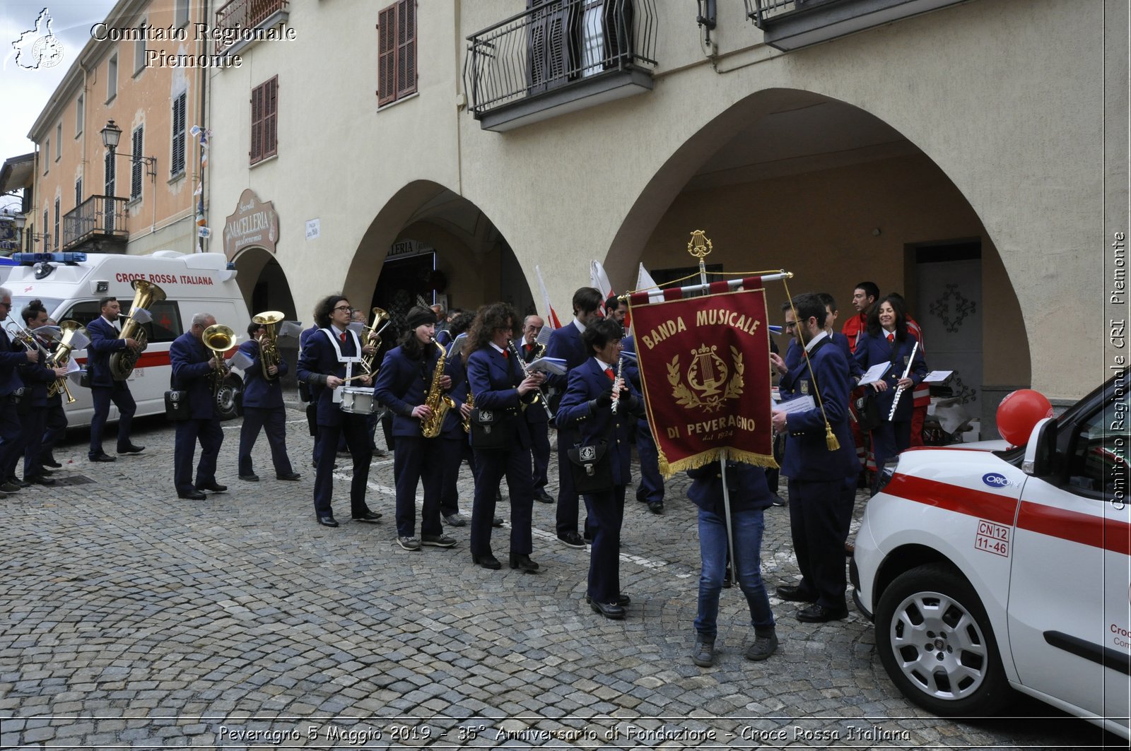 Peveragno 5 Maggio 2019 - 35 Anniversario di Fondazione - Croce Rossa Italiana - Comitato Regionale del Piemonte