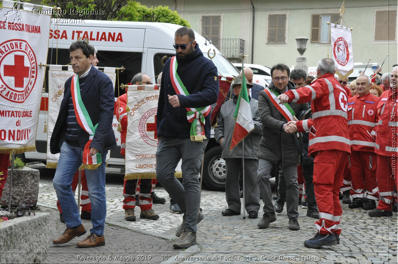 Peveragno 5 Maggio 2019 - 35 Anniversario di Fondazione - Croce Rossa Italiana - Comitato Regionale del Piemonte