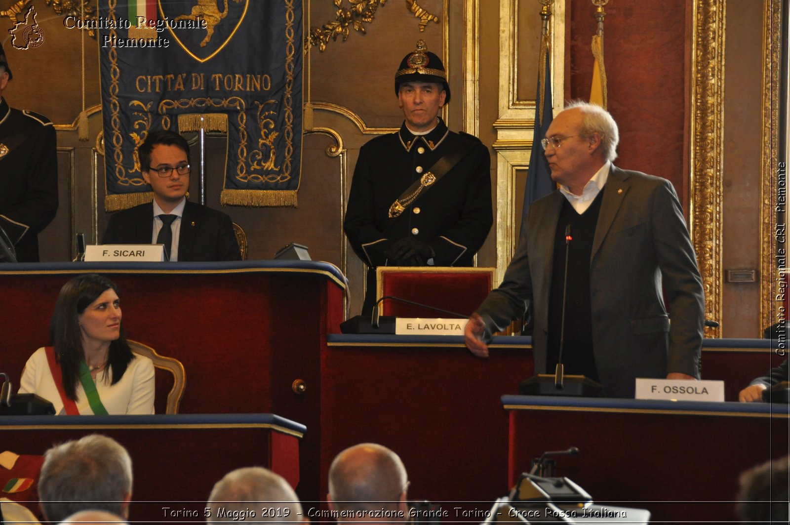 Torino 6 Maggio 2019 - Commemorazione Grande Torino - Croce Rossa Italiana - Comitato Regionale del Piemonte