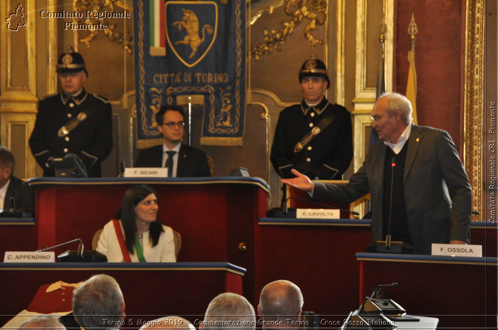 Torino 6 Maggio 2019 - Commemorazione Grande Torino - Croce Rossa Italiana - Comitato Regionale del Piemonte