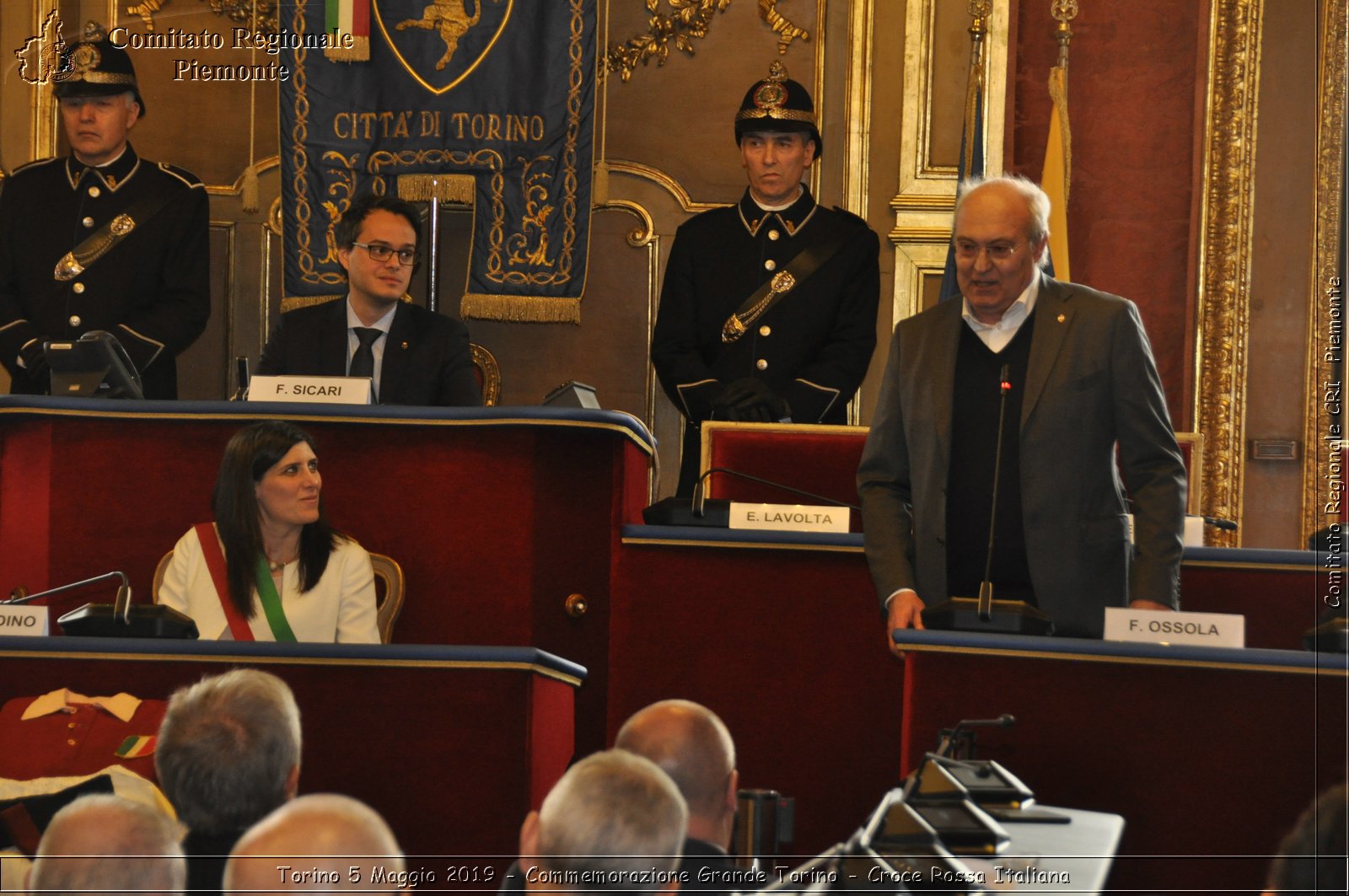 Torino 6 Maggio 2019 - Commemorazione Grande Torino - Croce Rossa Italiana - Comitato Regionale del Piemonte