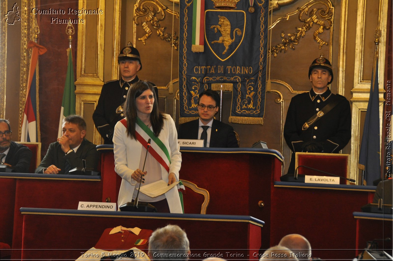 Torino 6 Maggio 2019 - Commemorazione Grande Torino - Croce Rossa Italiana - Comitato Regionale del Piemonte