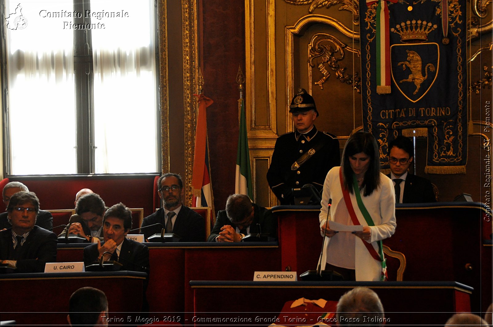 Torino 6 Maggio 2019 - Commemorazione Grande Torino - Croce Rossa Italiana - Comitato Regionale del Piemonte