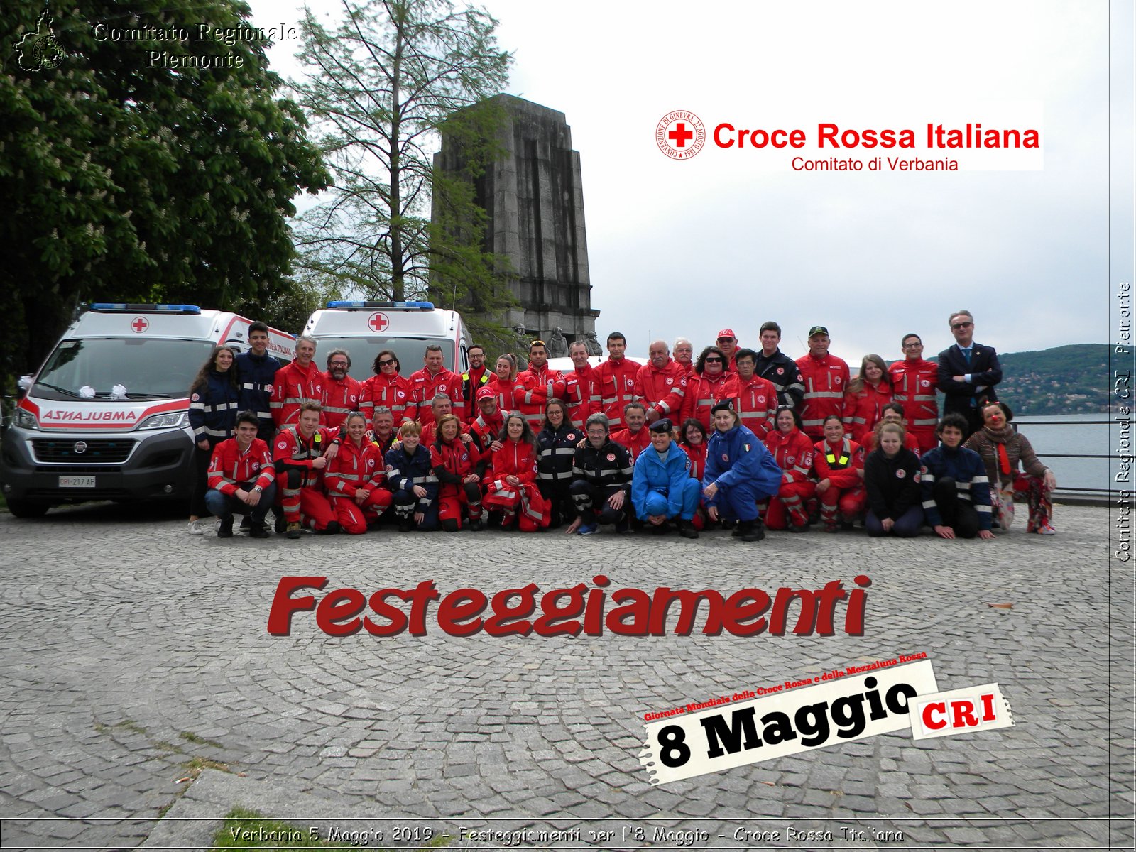 Verbania 5 Maggio 2019 - Festeggiamenti per l'8 Maggio - Croce Rossa Italiana - Comitato Regionale del Piemonte