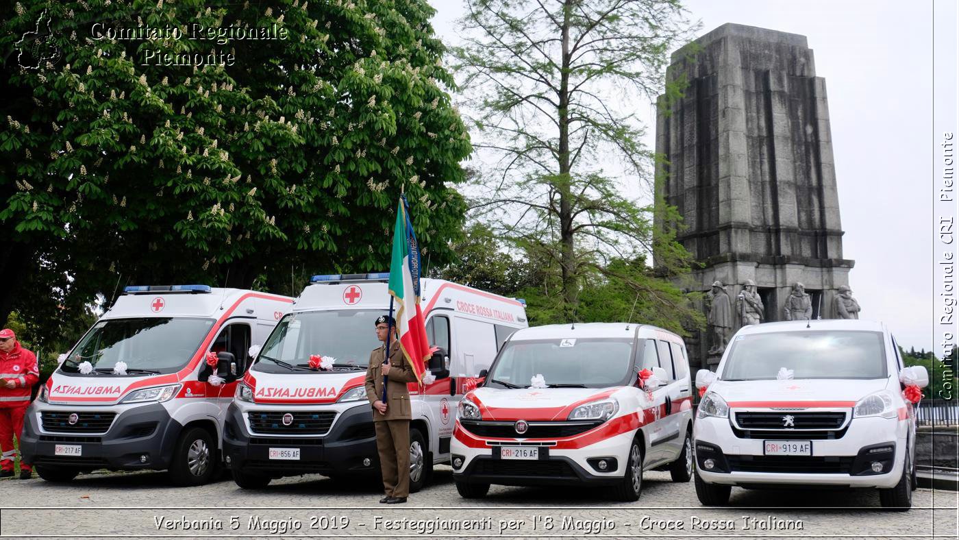 Verbania 5 Maggio 2019 - Festeggiamenti per l'8 Maggio - Croce Rossa Italiana - Comitato Regionale del Piemonte