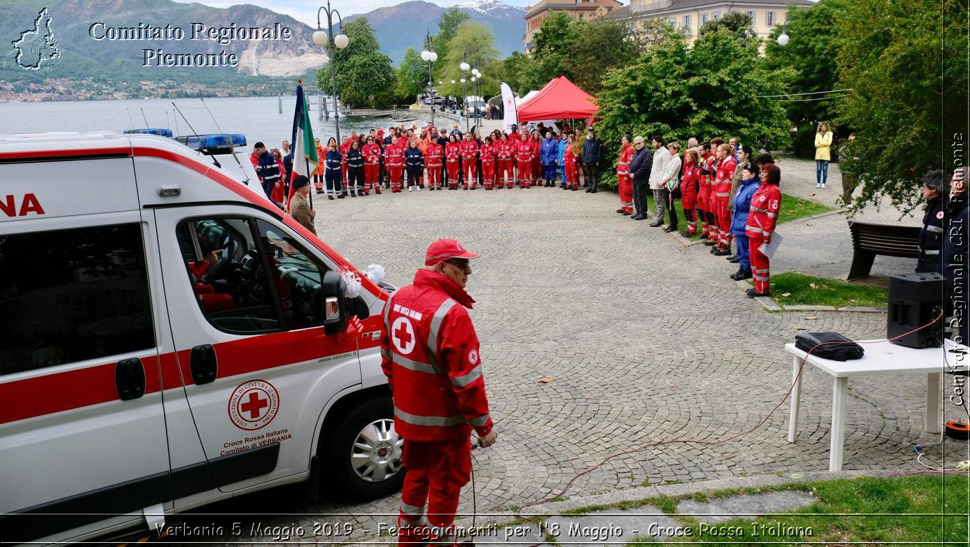 Verbania 5 Maggio 2019 - Festeggiamenti per l'8 Maggio - Croce Rossa Italiana - Comitato Regionale del Piemonte