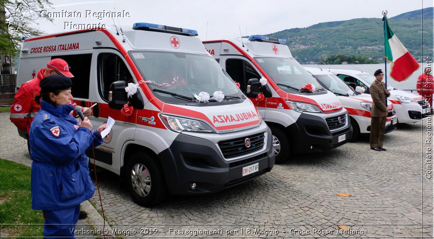 Verbania 5 Maggio 2019 - Festeggiamenti per l'8 Maggio - Croce Rossa Italiana - Comitato Regionale del Piemonte