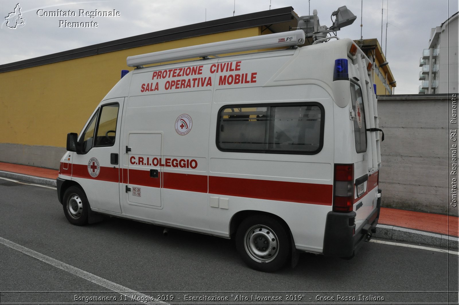 Borgomanero 11 Maggio 2019 - Esercitazione "Alto Novarese 2019" - Croce Rossa Italiana - Comitato Regionale del Piemonte
