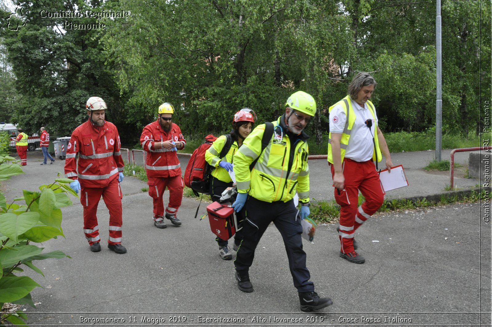 Borgomanero 11 Maggio 2019 - Esercitazione "Alto Novarese 2019" - Croce Rossa Italiana - Comitato Regionale del Piemonte