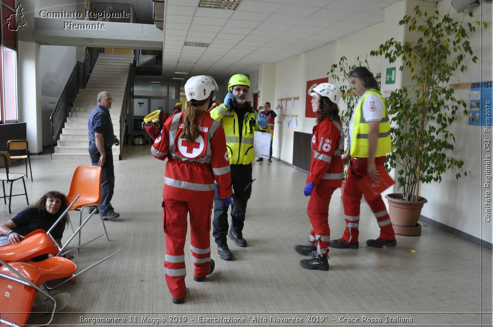 Borgomanero 11 Maggio 2019 - Esercitazione "Alto Novarese 2019" - Croce Rossa Italiana - Comitato Regionale del Piemonte