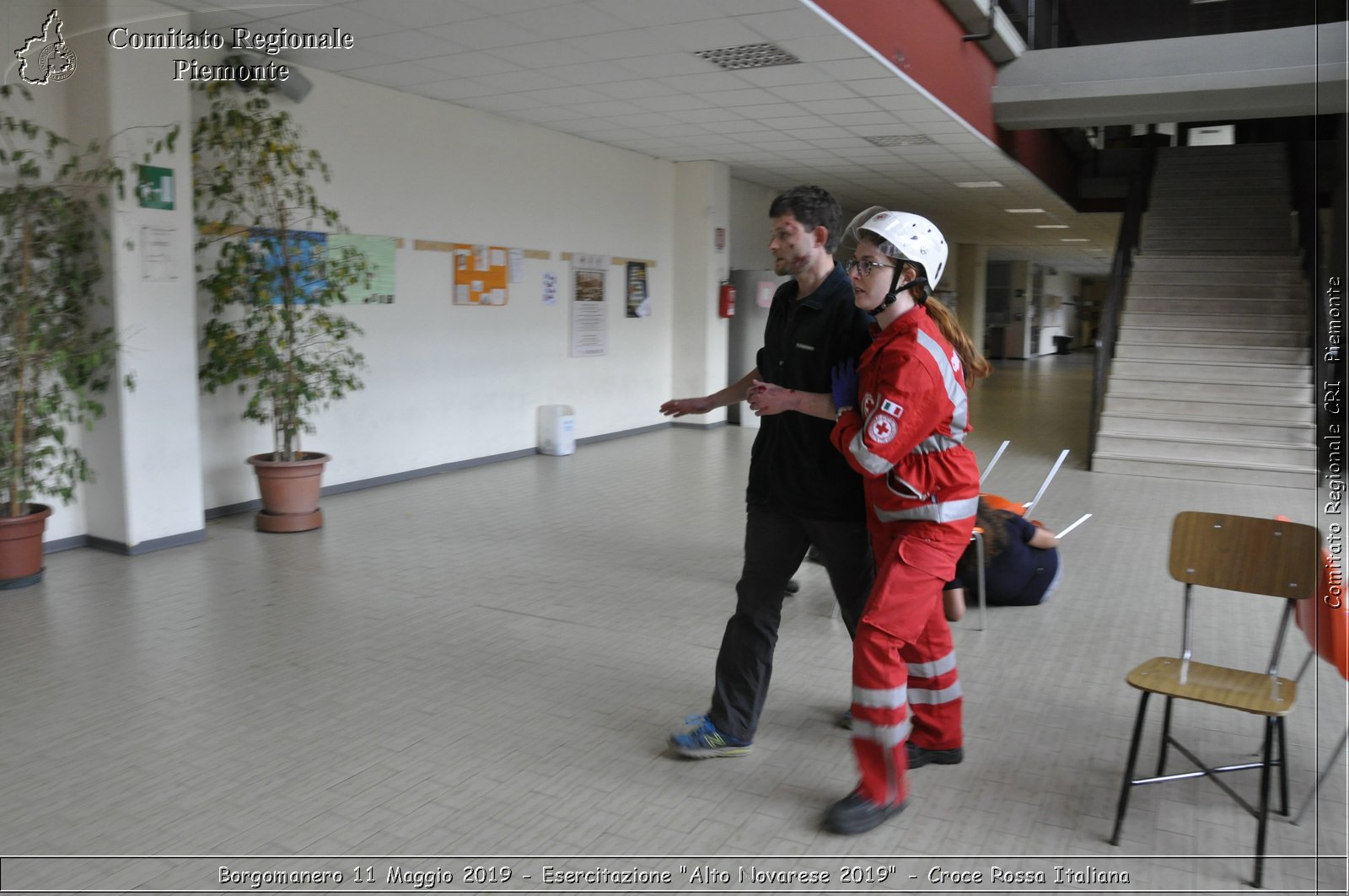 Borgomanero 11 Maggio 2019 - Esercitazione "Alto Novarese 2019" - Croce Rossa Italiana - Comitato Regionale del Piemonte