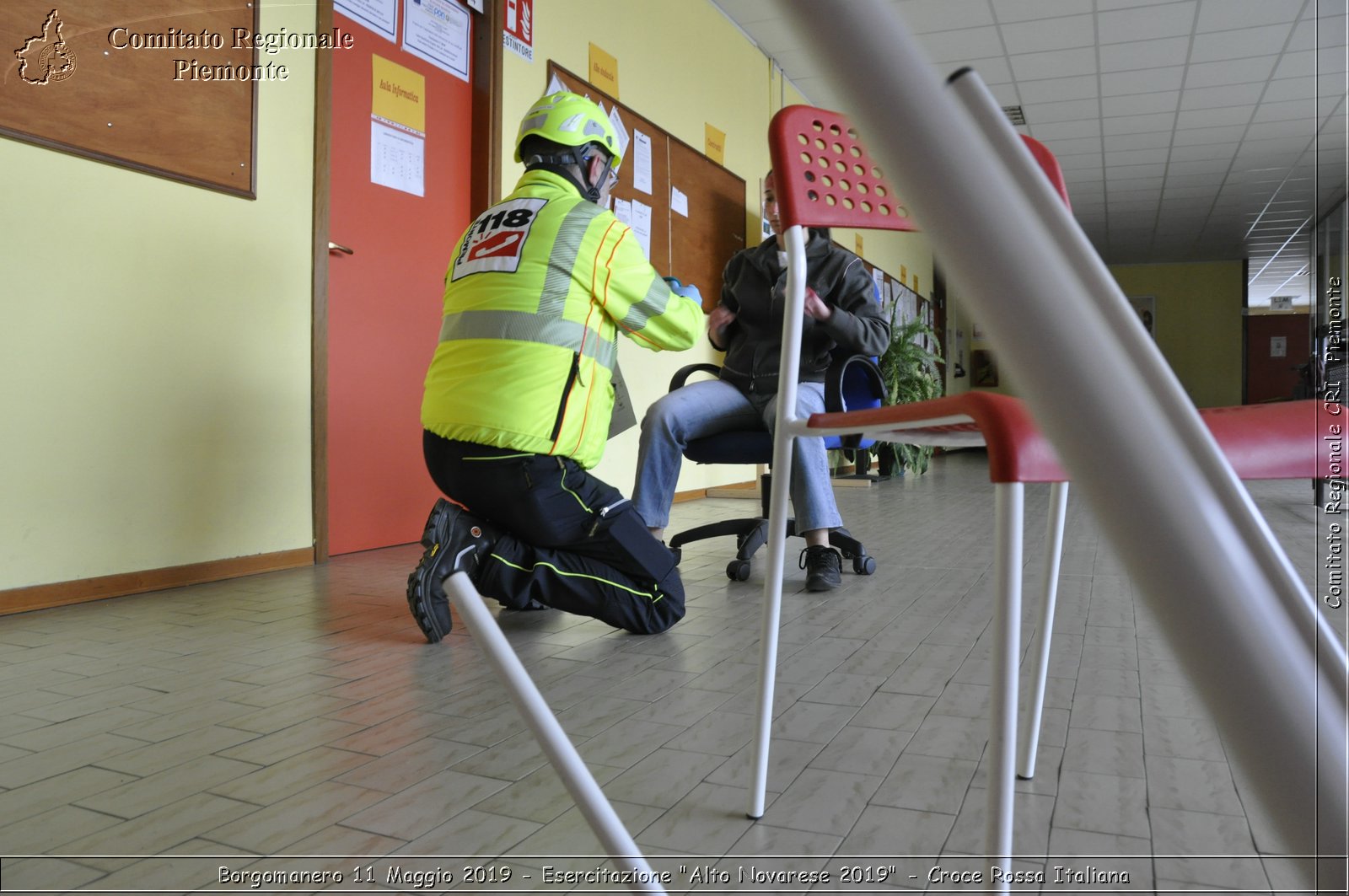 Borgomanero 11 Maggio 2019 - Esercitazione "Alto Novarese 2019" - Croce Rossa Italiana - Comitato Regionale del Piemonte