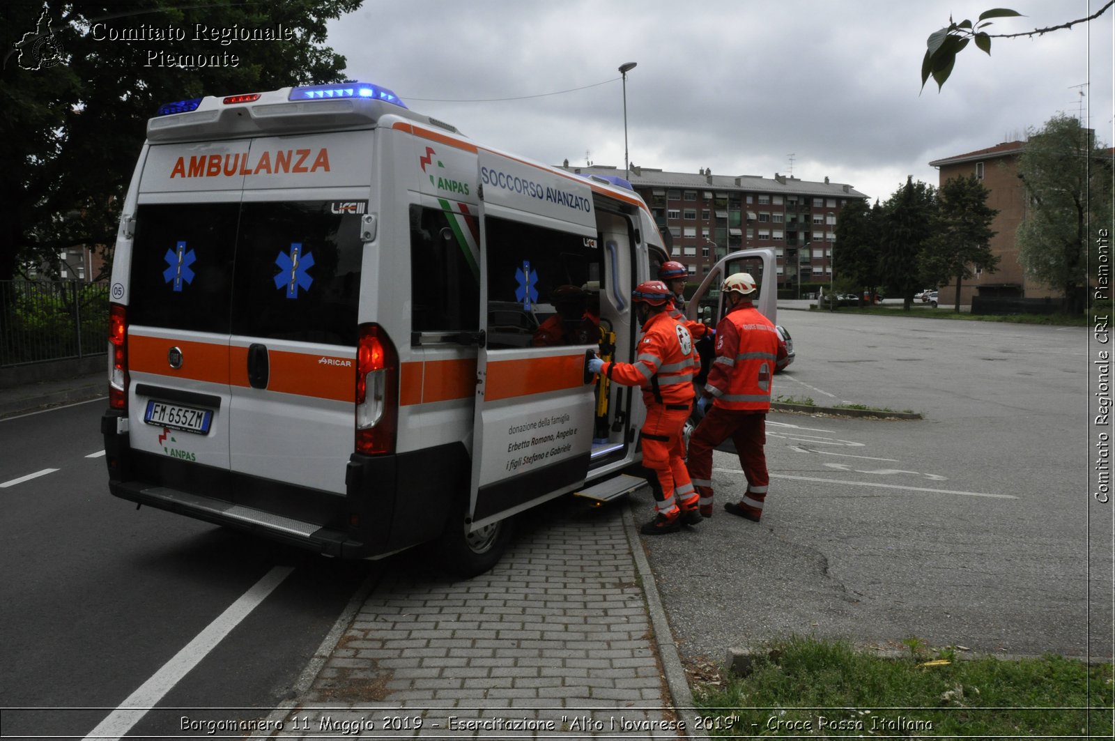 Borgomanero 11 Maggio 2019 - Esercitazione "Alto Novarese 2019" - Croce Rossa Italiana - Comitato Regionale del Piemonte