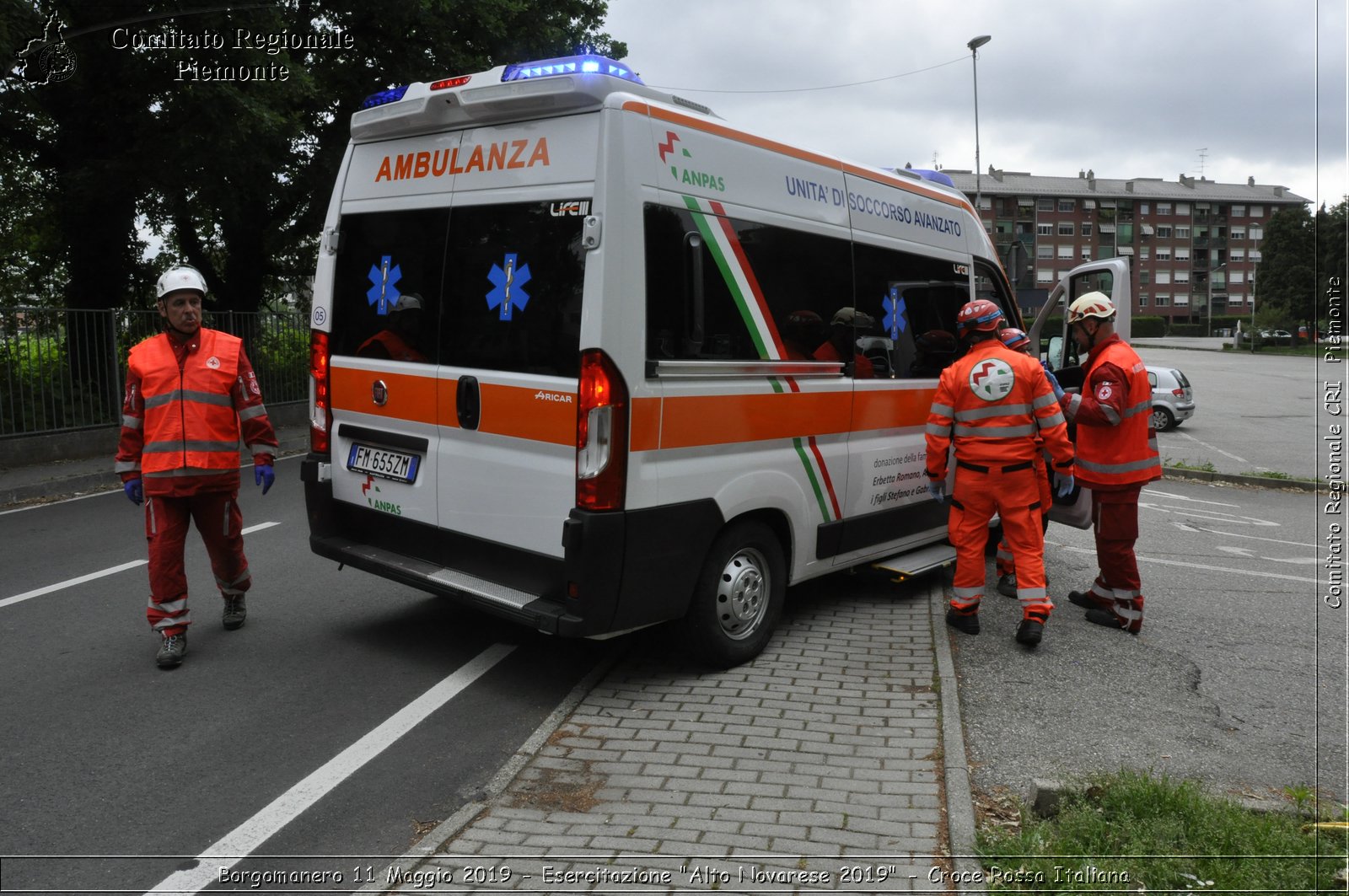 Borgomanero 11 Maggio 2019 - Esercitazione "Alto Novarese 2019" - Croce Rossa Italiana - Comitato Regionale del Piemonte