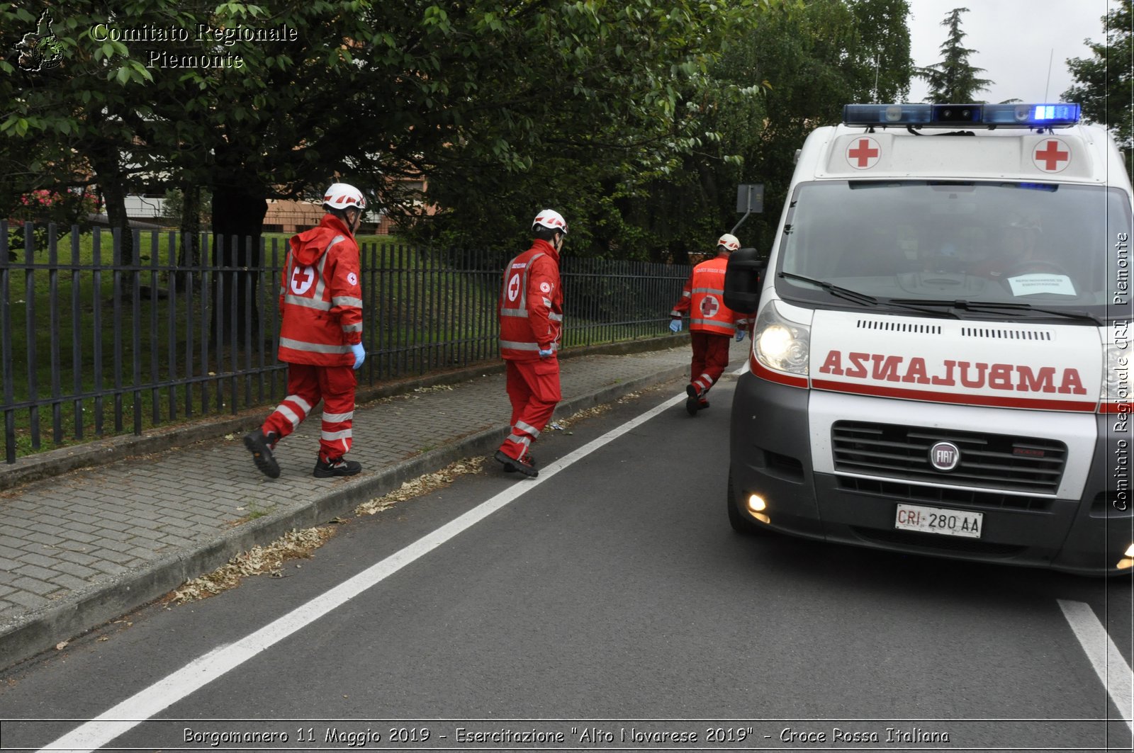 Borgomanero 11 Maggio 2019 - Esercitazione "Alto Novarese 2019" - Croce Rossa Italiana - Comitato Regionale del Piemonte