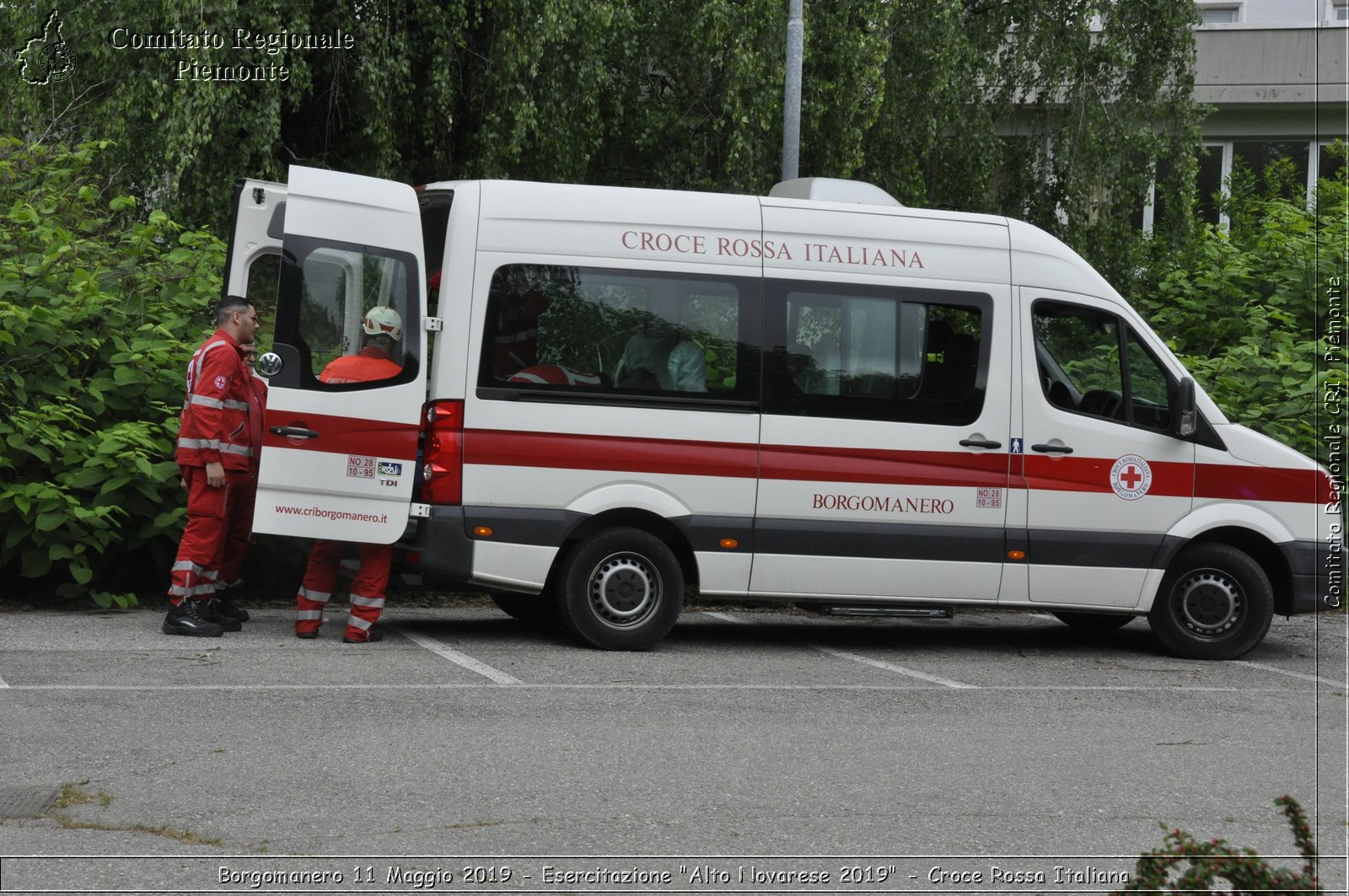 Borgomanero 11 Maggio 2019 - Esercitazione "Alto Novarese 2019" - Croce Rossa Italiana - Comitato Regionale del Piemonte