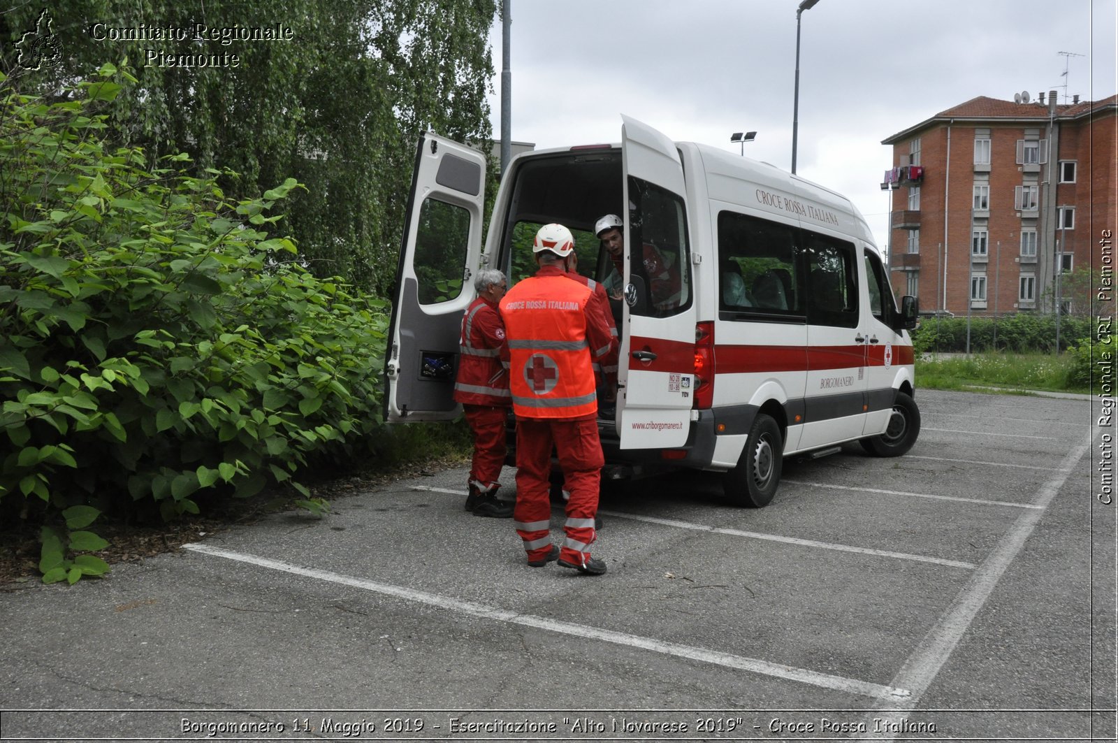 Borgomanero 11 Maggio 2019 - Esercitazione "Alto Novarese 2019" - Croce Rossa Italiana - Comitato Regionale del Piemonte