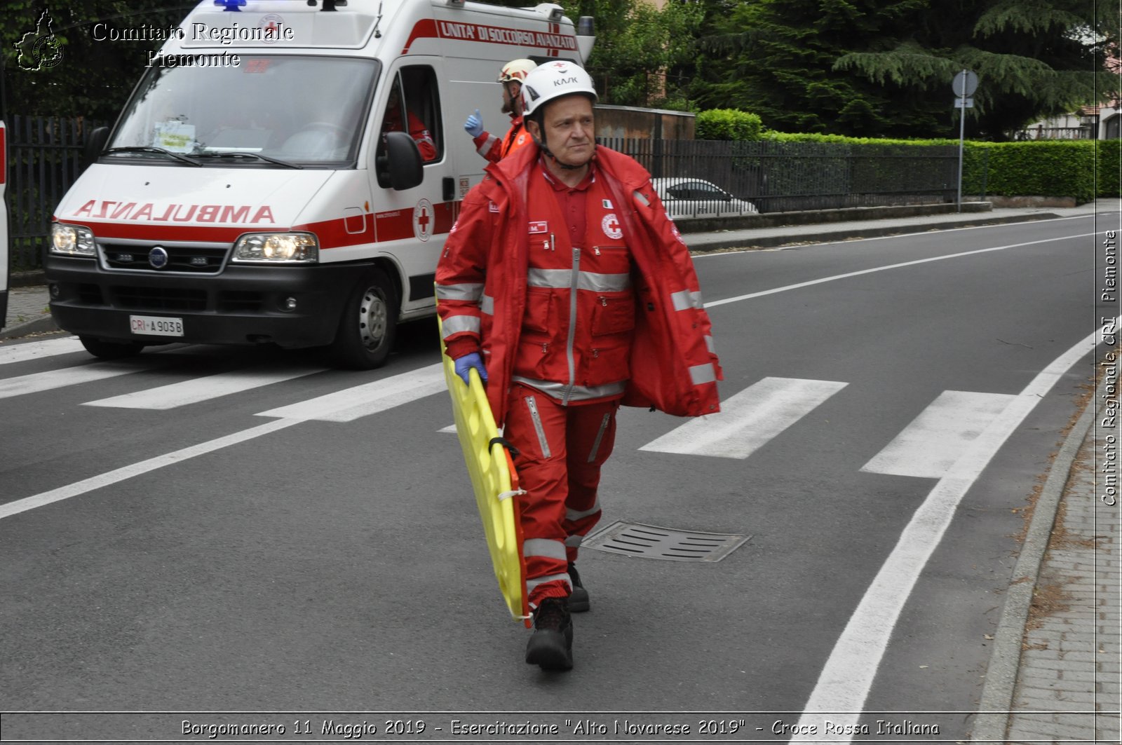 Borgomanero 11 Maggio 2019 - Esercitazione "Alto Novarese 2019" - Croce Rossa Italiana - Comitato Regionale del Piemonte