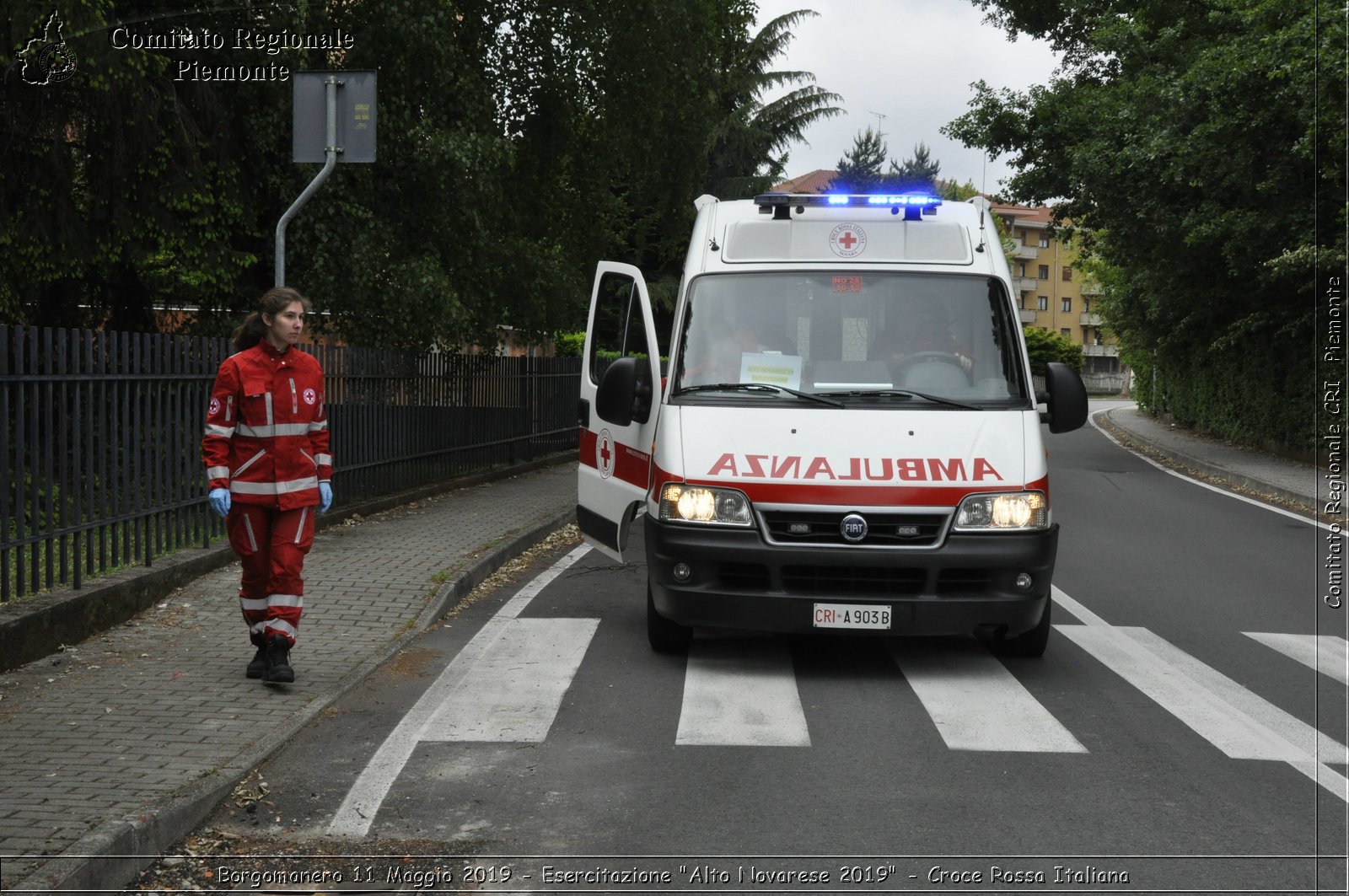 Borgomanero 11 Maggio 2019 - Esercitazione "Alto Novarese 2019" - Croce Rossa Italiana - Comitato Regionale del Piemonte