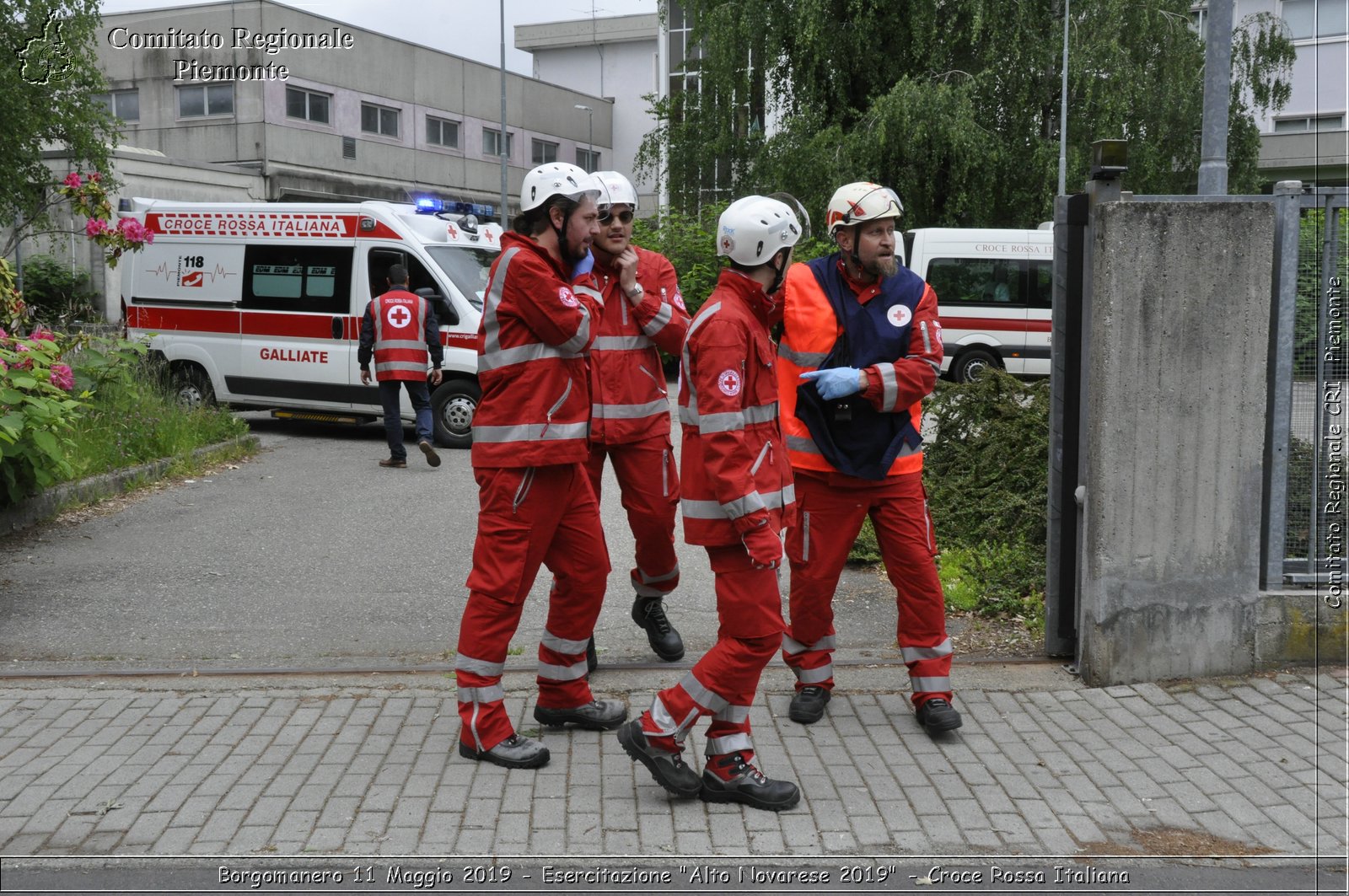 Borgomanero 11 Maggio 2019 - Esercitazione "Alto Novarese 2019" - Croce Rossa Italiana - Comitato Regionale del Piemonte