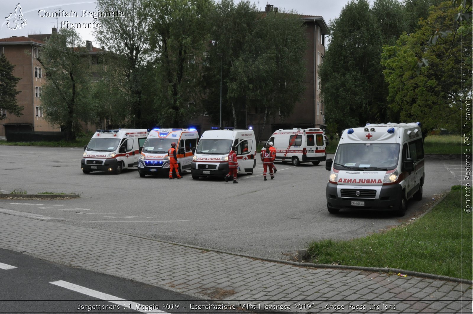 Borgomanero 11 Maggio 2019 - Esercitazione "Alto Novarese 2019" - Croce Rossa Italiana - Comitato Regionale del Piemonte