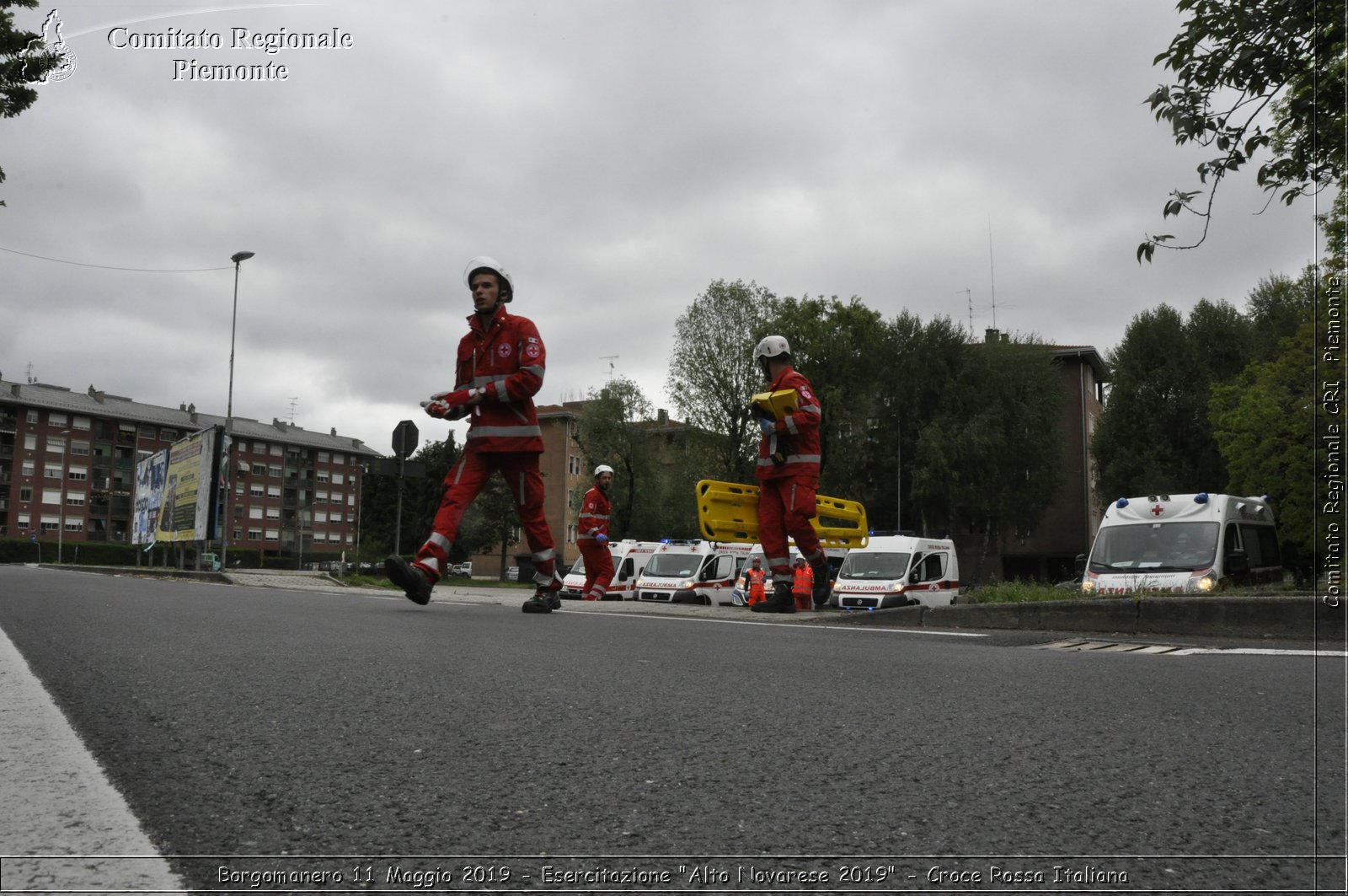 Borgomanero 11 Maggio 2019 - Esercitazione "Alto Novarese 2019" - Croce Rossa Italiana - Comitato Regionale del Piemonte