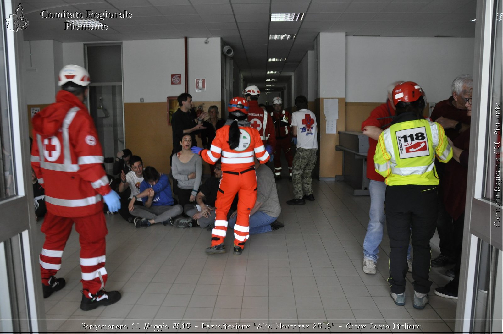 Borgomanero 11 Maggio 2019 - Esercitazione "Alto Novarese 2019" - Croce Rossa Italiana - Comitato Regionale del Piemonte