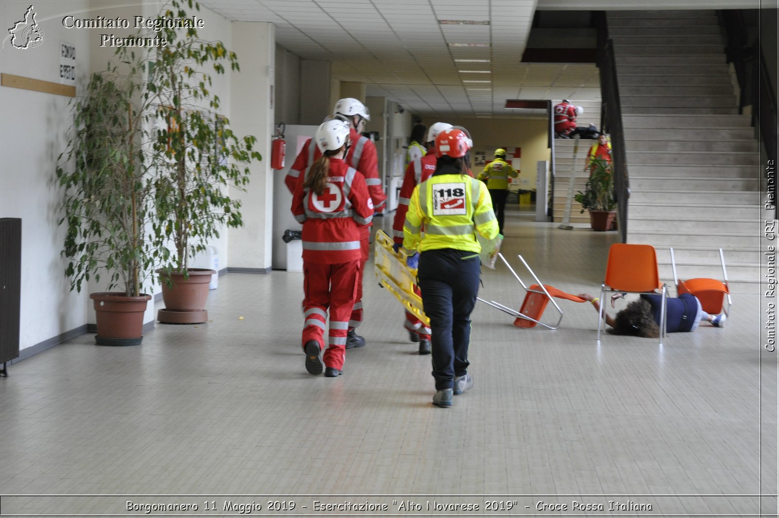 Borgomanero 11 Maggio 2019 - Esercitazione "Alto Novarese 2019" - Croce Rossa Italiana - Comitato Regionale del Piemonte