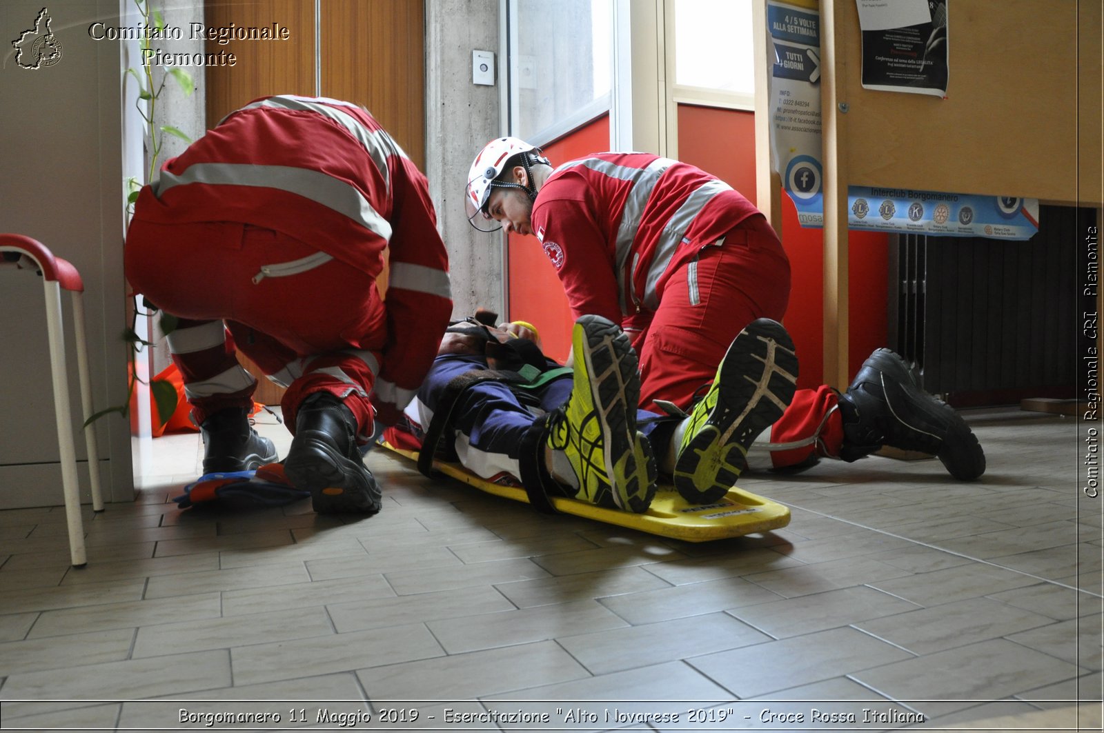 Borgomanero 11 Maggio 2019 - Esercitazione "Alto Novarese 2019" - Croce Rossa Italiana - Comitato Regionale del Piemonte