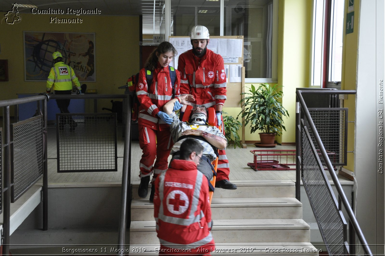 Borgomanero 11 Maggio 2019 - Esercitazione "Alto Novarese 2019" - Croce Rossa Italiana - Comitato Regionale del Piemonte