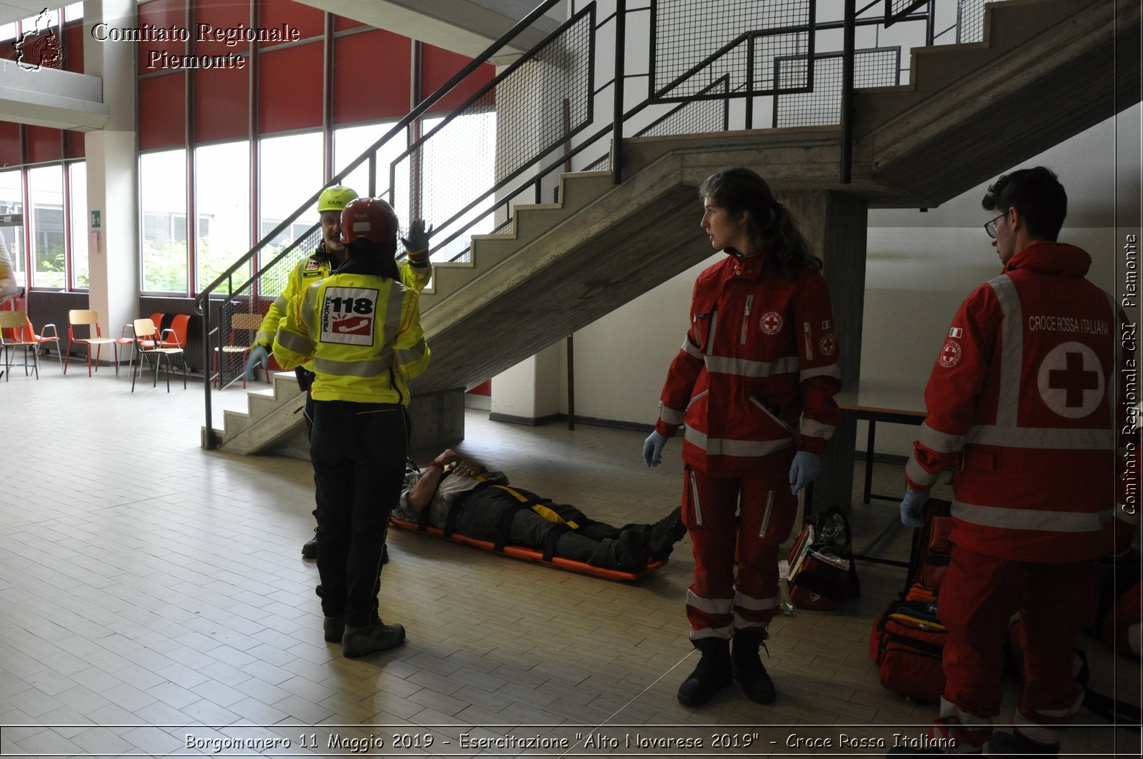 Borgomanero 11 Maggio 2019 - Esercitazione "Alto Novarese 2019" - Croce Rossa Italiana - Comitato Regionale del Piemonte