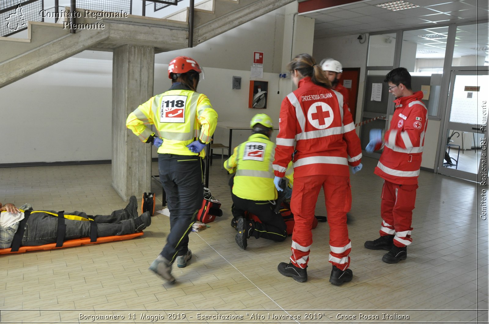 Borgomanero 11 Maggio 2019 - Esercitazione "Alto Novarese 2019" - Croce Rossa Italiana - Comitato Regionale del Piemonte