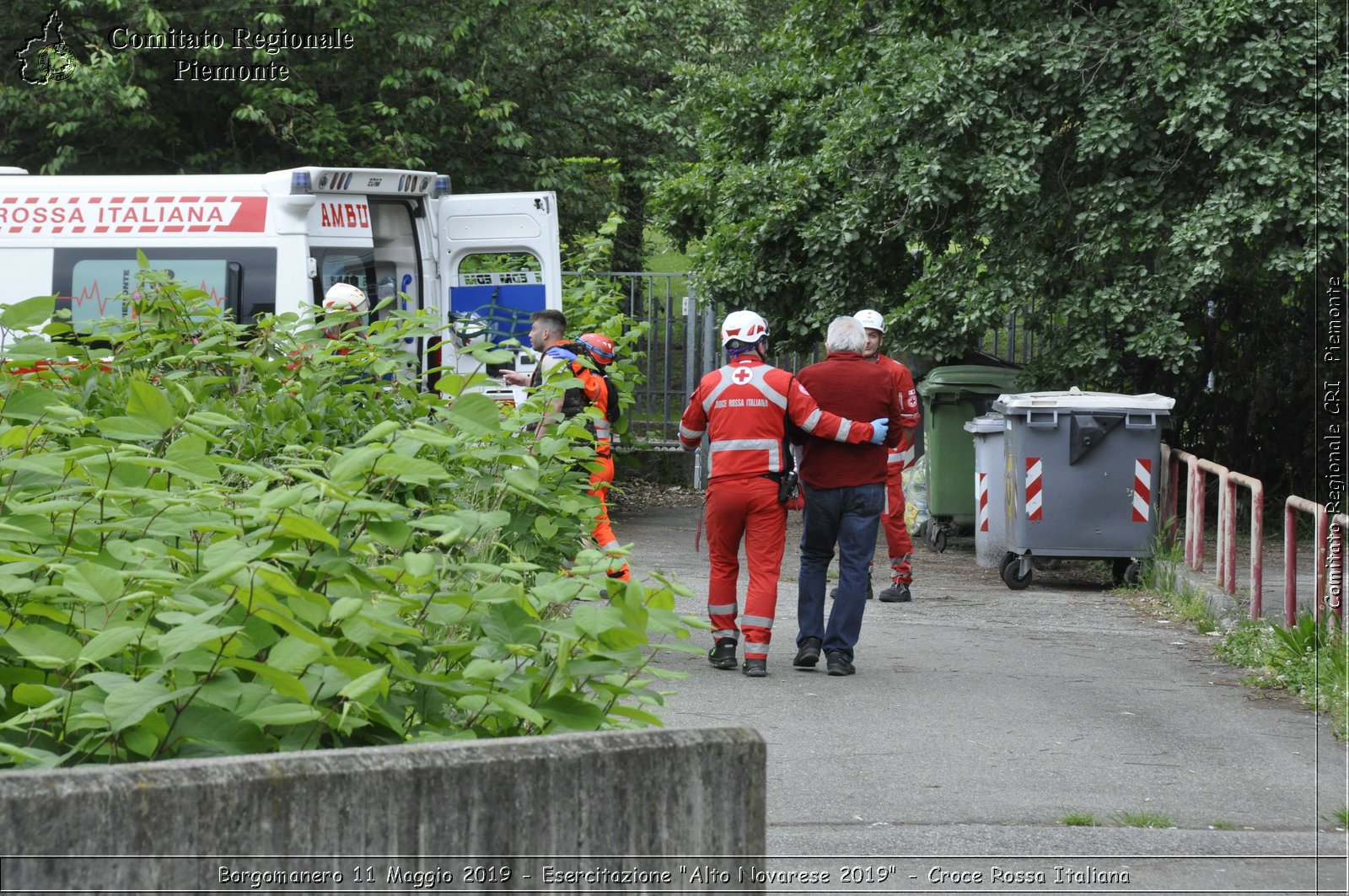 Borgomanero 11 Maggio 2019 - Esercitazione "Alto Novarese 2019" - Croce Rossa Italiana - Comitato Regionale del Piemonte