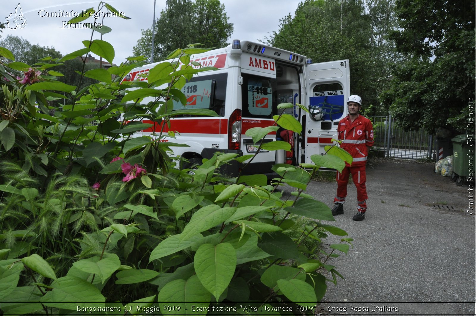 Borgomanero 11 Maggio 2019 - Esercitazione "Alto Novarese 2019" - Croce Rossa Italiana - Comitato Regionale del Piemonte