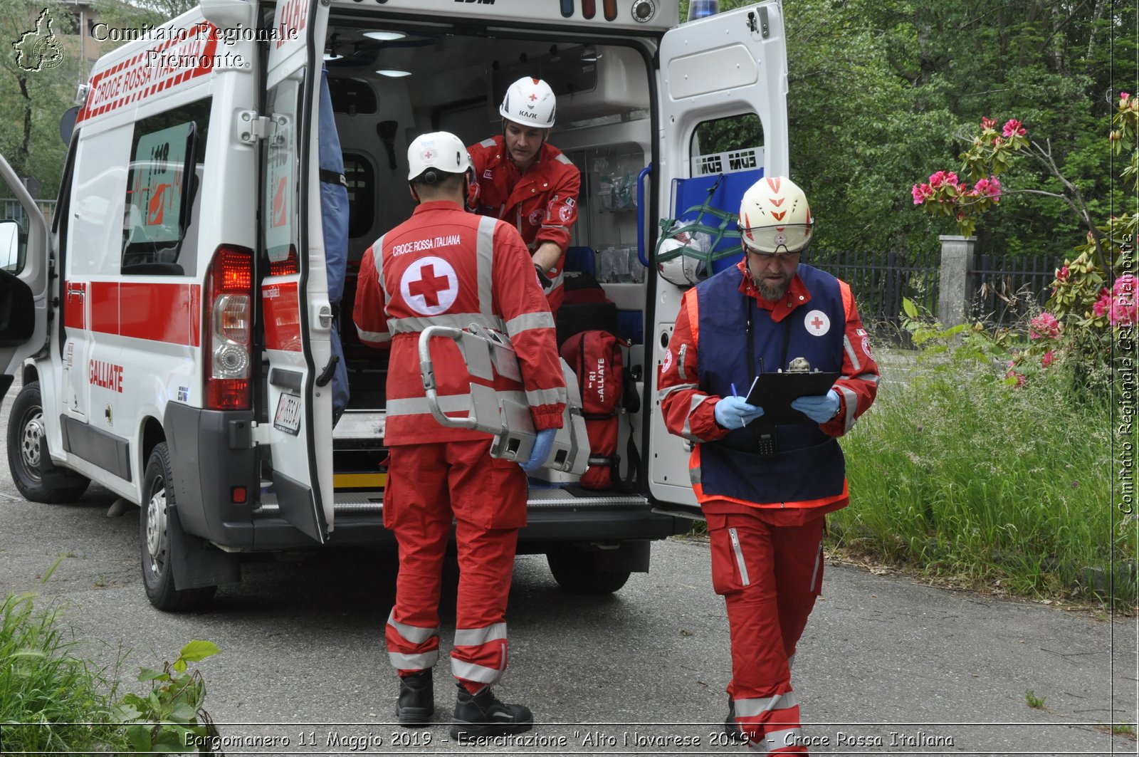 Borgomanero 11 Maggio 2019 - Esercitazione "Alto Novarese 2019" - Croce Rossa Italiana - Comitato Regionale del Piemonte