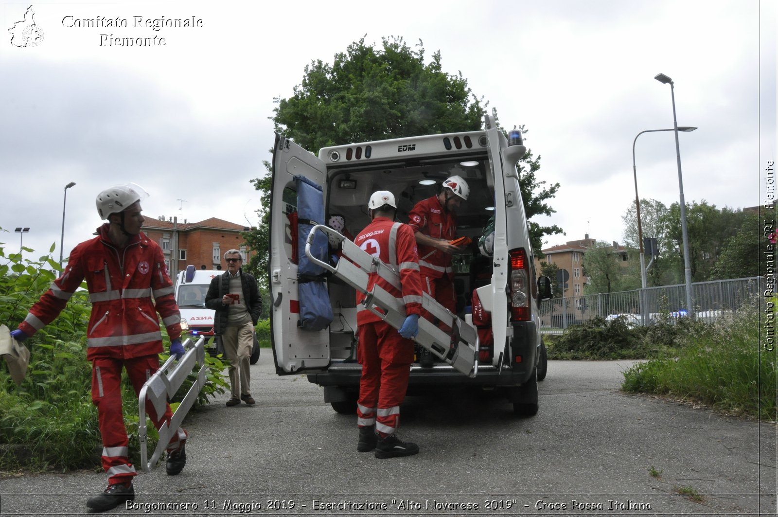 Borgomanero 11 Maggio 2019 - Esercitazione "Alto Novarese 2019" - Croce Rossa Italiana - Comitato Regionale del Piemonte