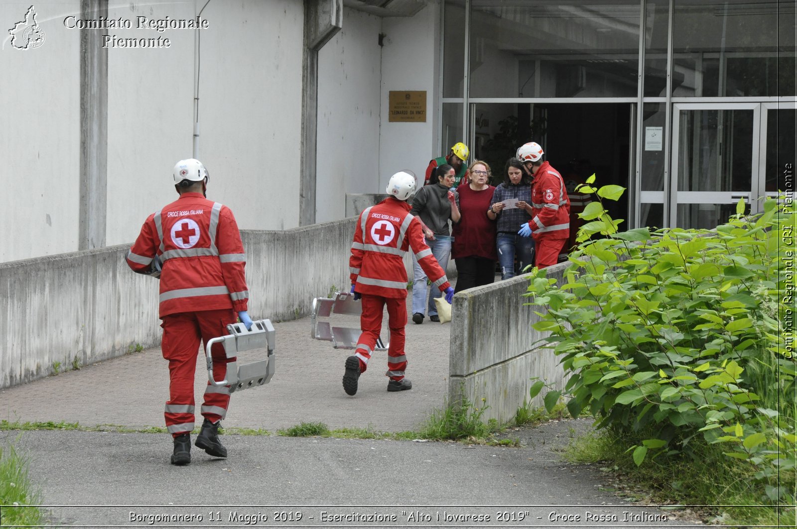 Borgomanero 11 Maggio 2019 - Esercitazione "Alto Novarese 2019" - Croce Rossa Italiana - Comitato Regionale del Piemonte