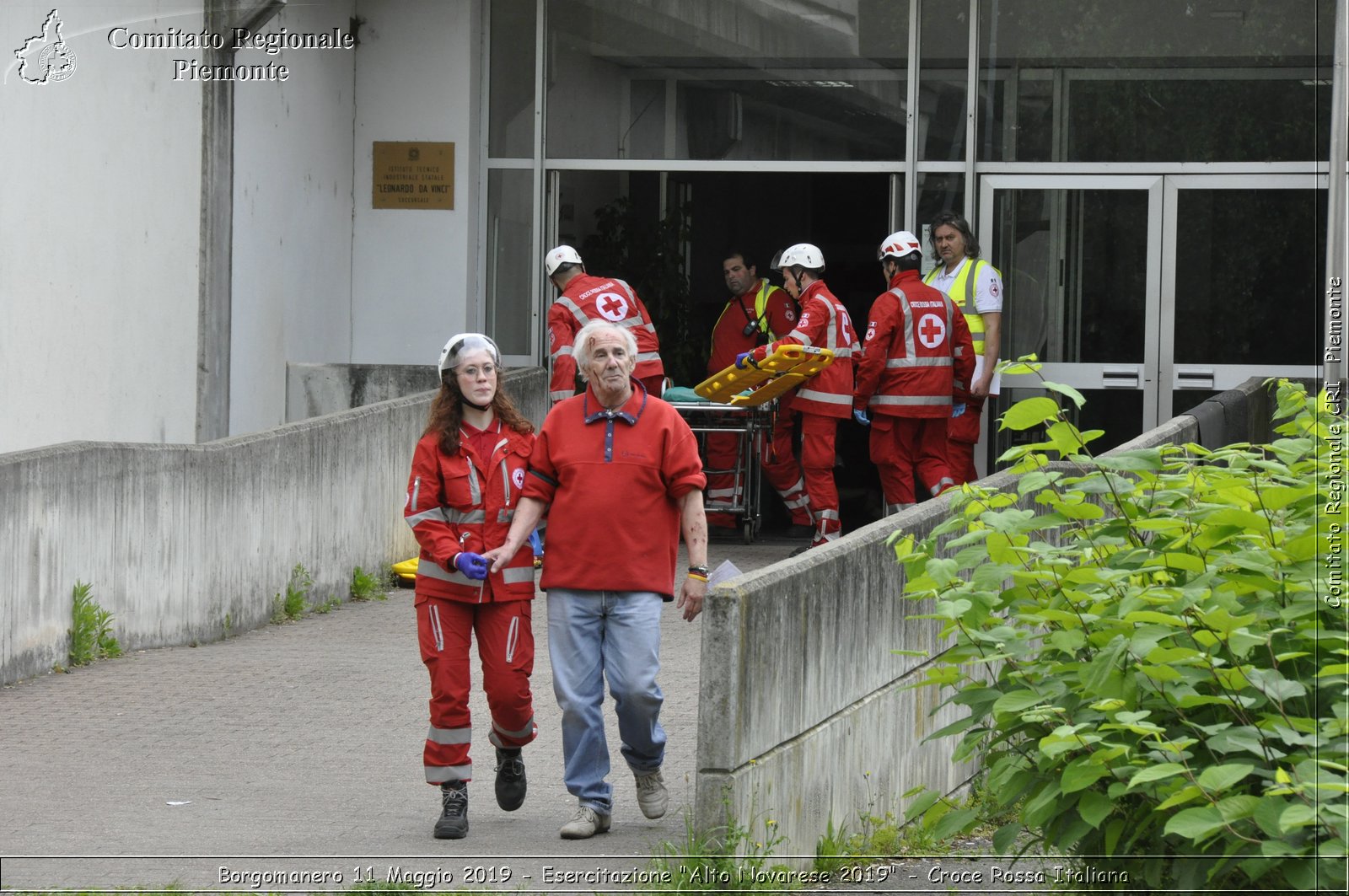 Borgomanero 11 Maggio 2019 - Esercitazione "Alto Novarese 2019" - Croce Rossa Italiana - Comitato Regionale del Piemonte