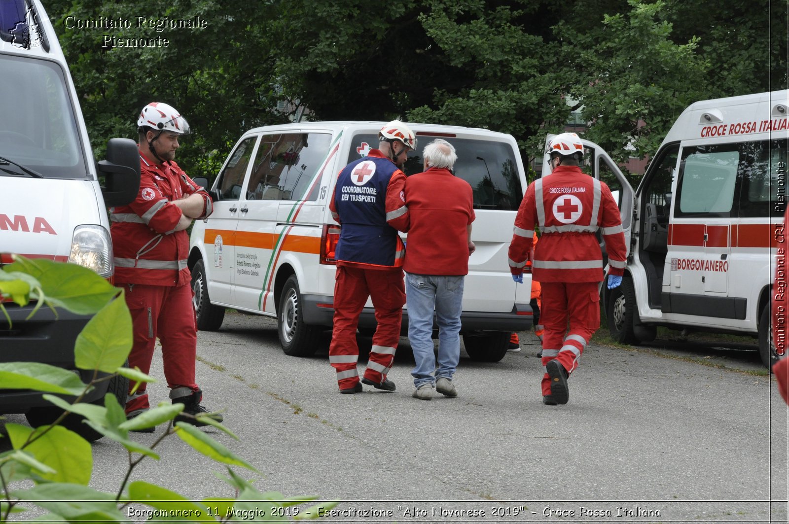 Borgomanero 11 Maggio 2019 - Esercitazione "Alto Novarese 2019" - Croce Rossa Italiana - Comitato Regionale del Piemonte